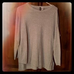 Baggy Light Grey Knitted Top